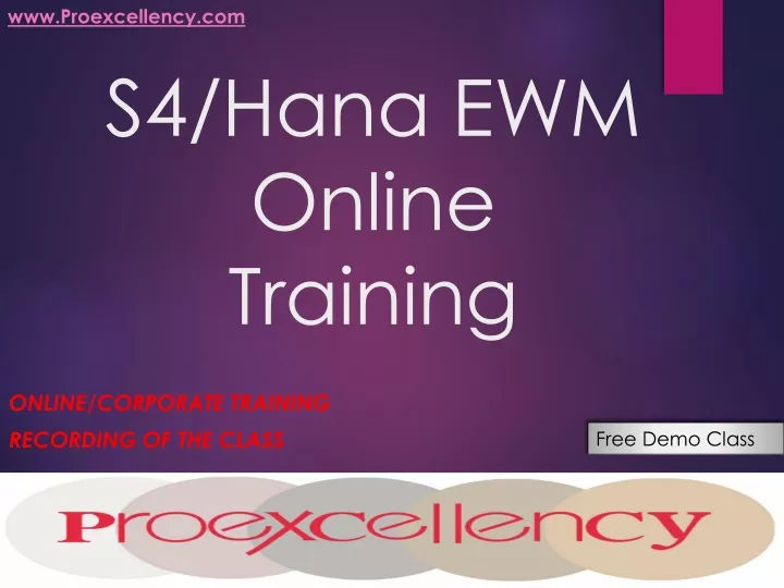 s4 hana ewm online training