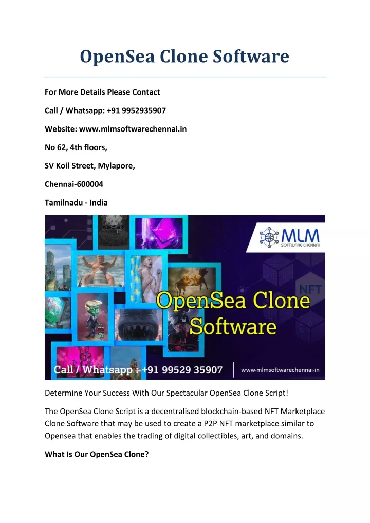 opensea clone software