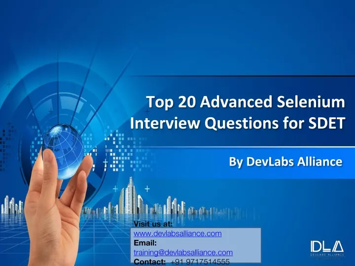 top 20 advanced selenium interview questions for sdet