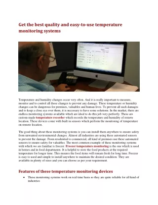 get the best quality and easy to use temperature