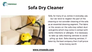 sofa dry cleaner near me