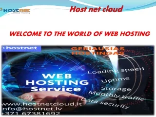 What are the best features of a web hosting service?