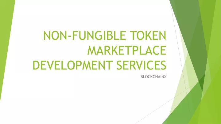 non fungible token marketplace development services