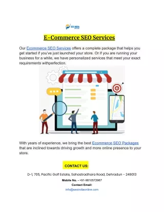 E-Commerce SEO Services