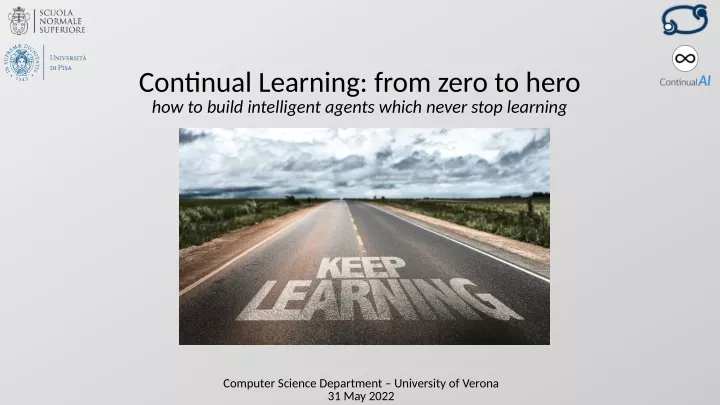 continual learning from zero to hero how to build