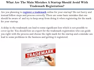 what are the main mistakes a startup should avoid