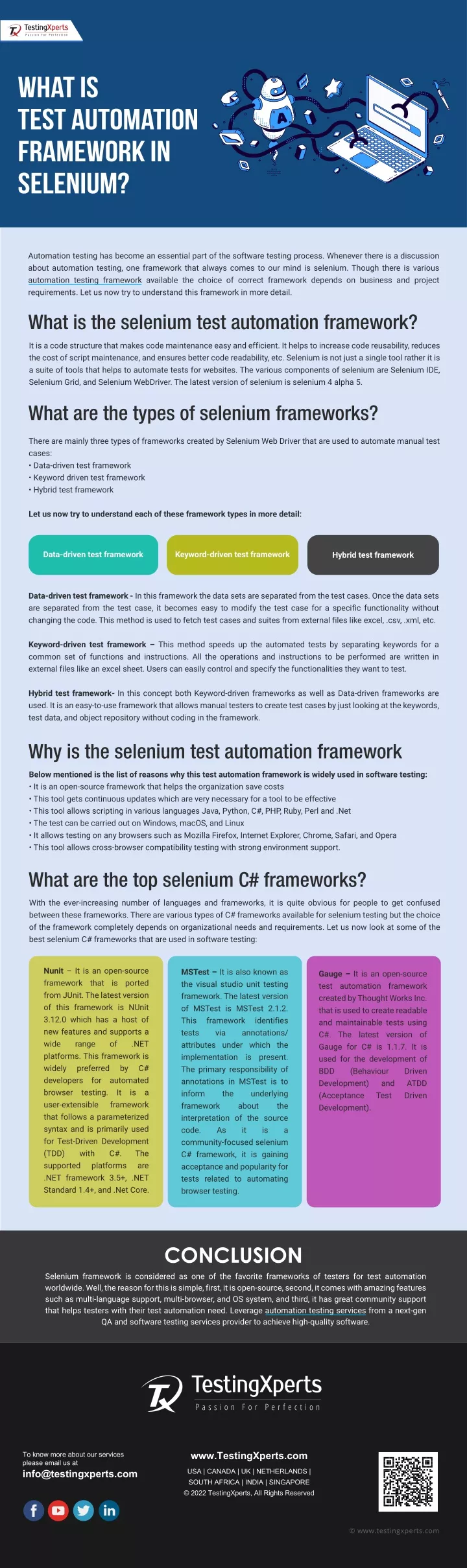 what is test automation framework in selenium