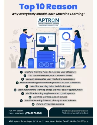 Best Machine Learning Training Institute In Noida By Aptron