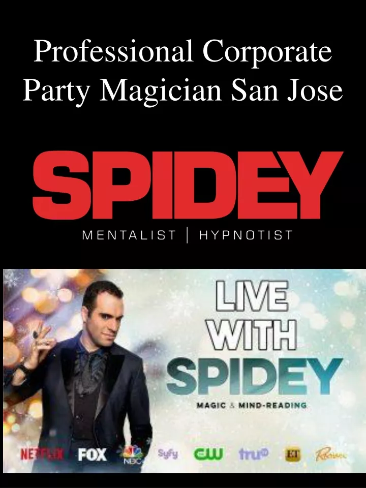 professional corporate party magician san jose