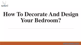 how to decorate and design your bedroom