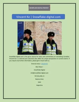 vincent ke snowflake digital com