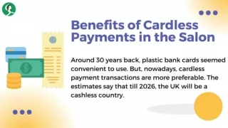 Benefits of cardless payments in the Salon