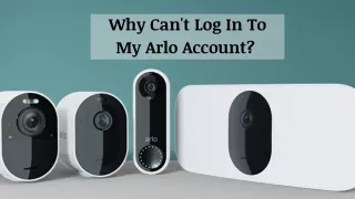 why can t log in to my arlo account