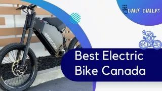 Best Electric Bikes In Canada