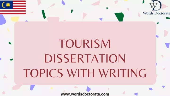 tourism dissertation topics with writing