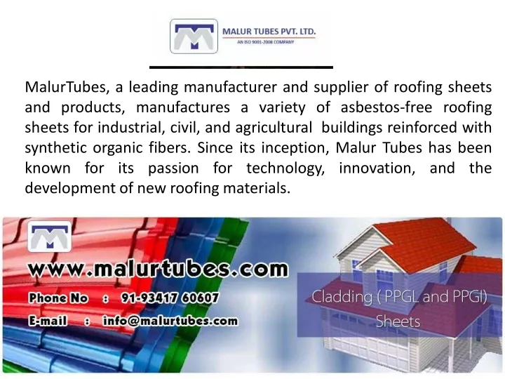 malurtubes a leading manufacturer and supplier