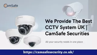 Security Camera Systems UK | CamSafe
