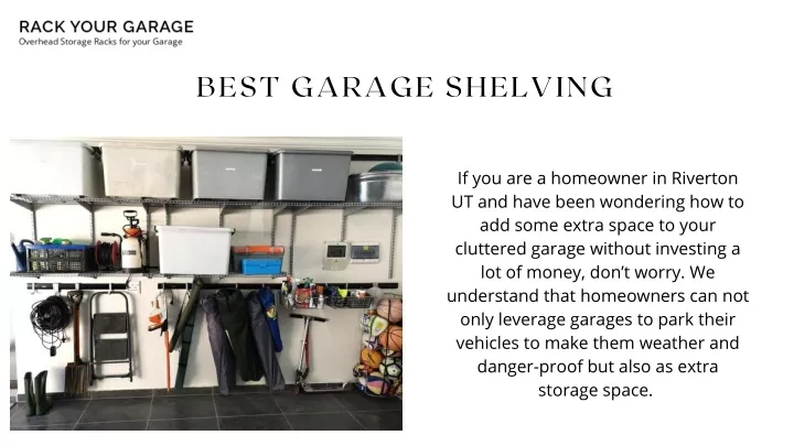 best garage shelving