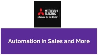 automation in sales and more