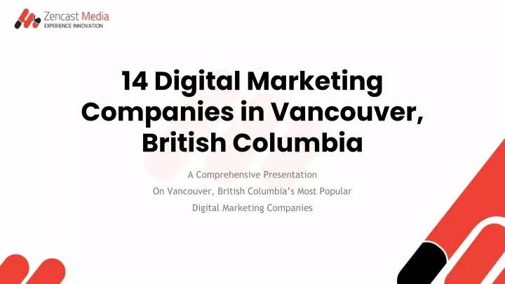 14 digital marketing companies in vancouver