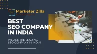 Best SEO Company In India - Marketer Zilla