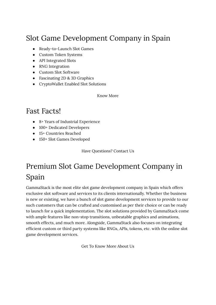 slot game development company in spain