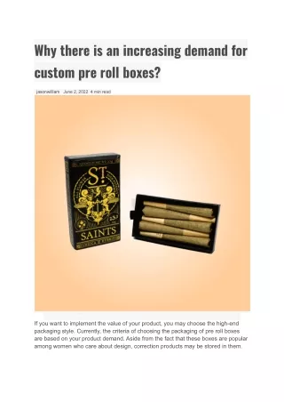 why there is an increasing demand for custom