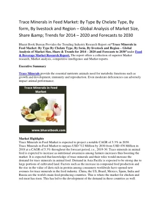 trace minerals in feed market by type by chelate