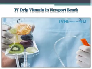 IV Drip Vitamin in Newport Beach