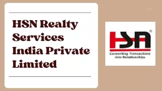 HSN Realty Services India Private Limited