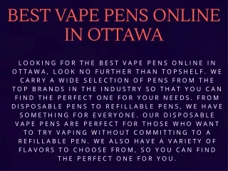 best vape pens online in ottawa