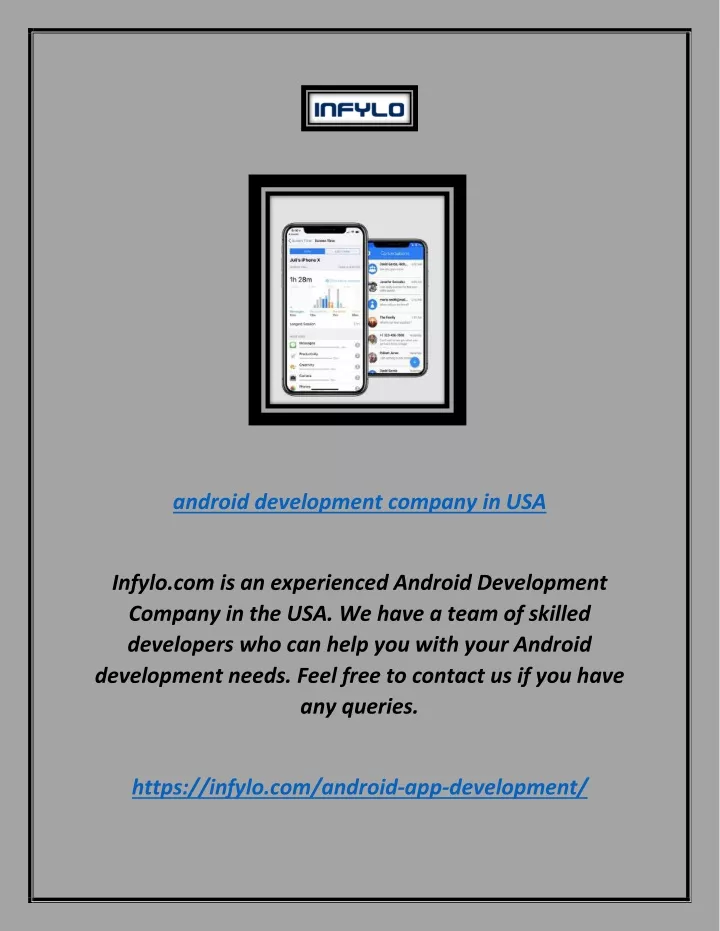 android development company in usa
