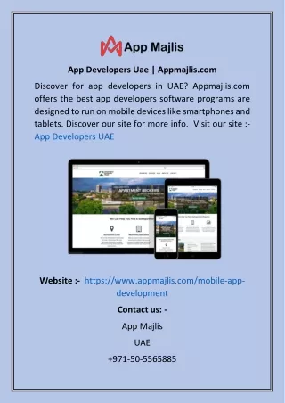 app developers uae appmajlis com