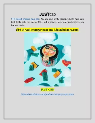 510 thread charger near me | Justcbdstore.com