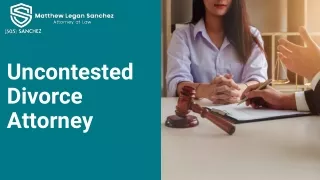 Uncontested Divorce Attorney - (505) Sanchez