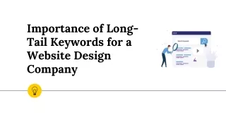 Importance of Long-Tail Keywords for a Website Design Company