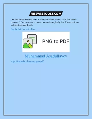 Png to Pdf Converter Free Freewebtoolz.com