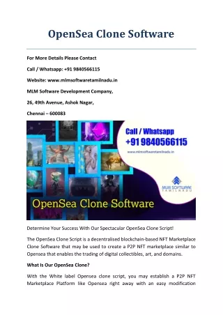 opensea clone software