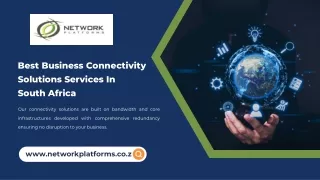 Best Business Connectivity Solutions Services In South Africa