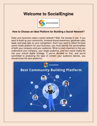 How to Choose an Ideal Platform for Building a Social Network