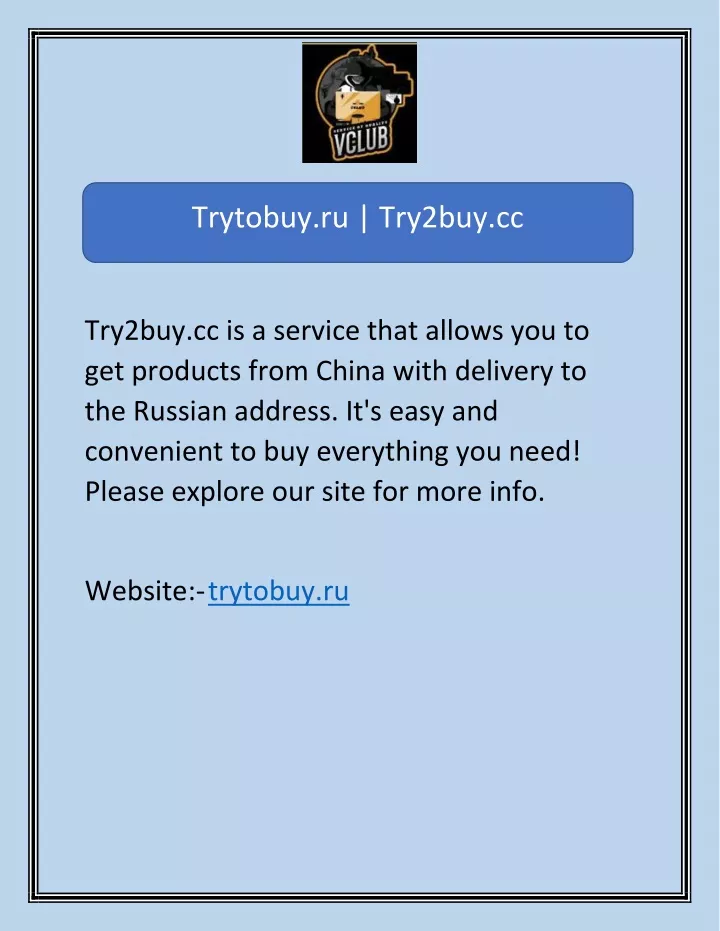 trytobuy ru try2buy cc