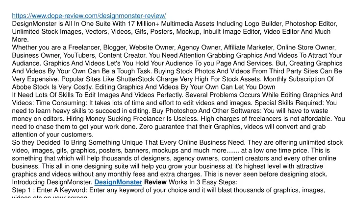 https www dope review com designmonster review