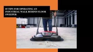 05 tips for operating an industrial walk behind