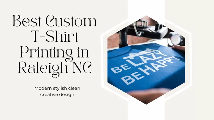 best custom t shirt printing in raleigh nc