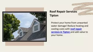 Roof Repair Services Tipton