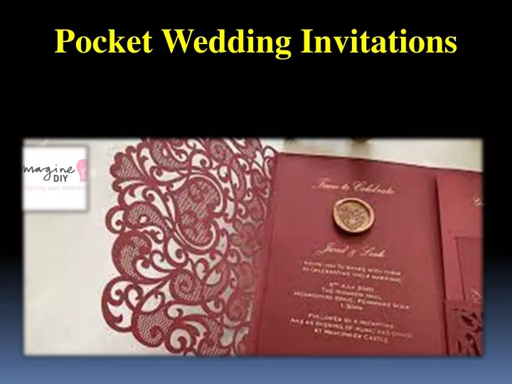 pocket wedding invitations