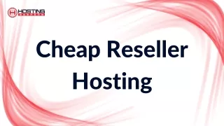 cheap reseller hosting
