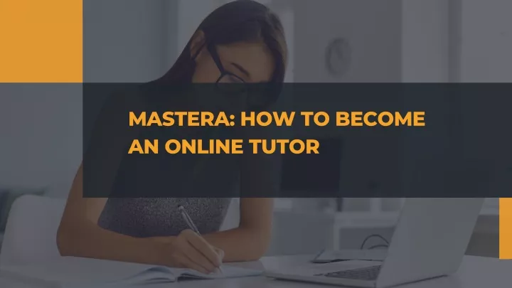 mastera how to become an online tutor