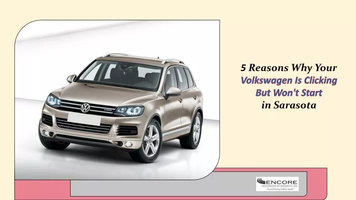 5 reasons why your volkswagen is clicking