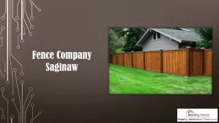 Fence Company In Saginaw | Murphy Homes LLC